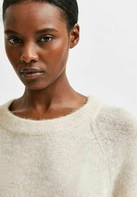 Selected Femme SLFLULU DRESS O NECK - Obleka/pulover - birch