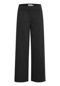LONG WIDE - Pantaloni - black