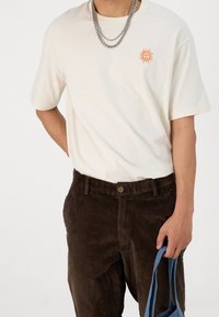 Jack & Jones PREMIUM Tygbyxor - dark brown