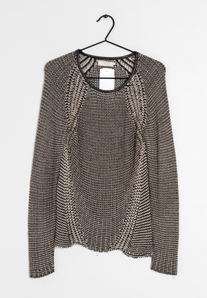 Cream Jersey de punto - brown