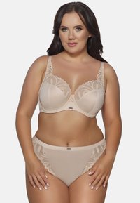 AVA YASEMIN SOFT - Merevítős melltartó - beige