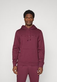 Champion ICONS TONAL HOODIE LARGE LOGO - Mikina s kapucňou - bordeaux