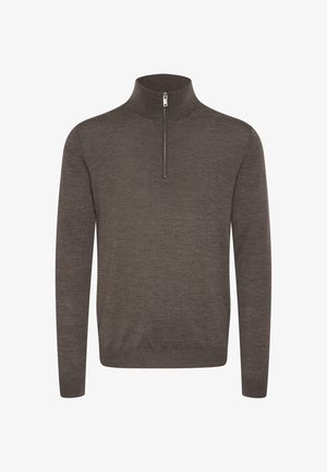 Matinique MAMASON SZ MERINO - Pullover - brown soil melange