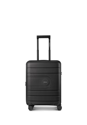 Redolz ESSENTIALS 11 4 ROLLEN KABINENTROLLEY 55 CM MIT DEHNFALTE UNISEX - Valise à roulettes - black