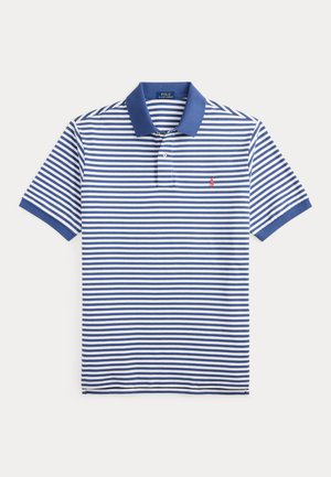 Polo Ralph Lauren Big & Tall STRIPED MESH POLO SHIRT - Polo - old royal/white