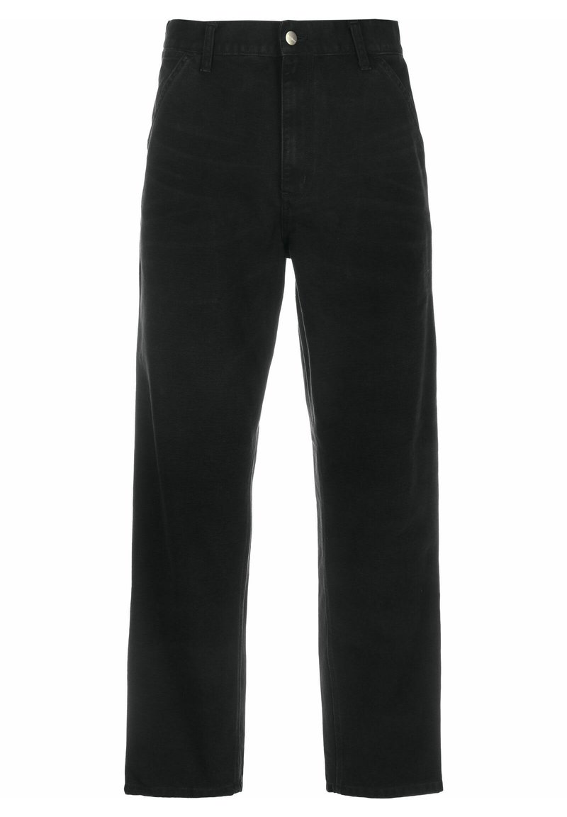 Herren Skinny Fit | Carhartt WIP SINGLE Jeans Straight Leg mottled black/schwarz meliert - TW70923 Herren Skinny Fit | Carhartt WIP SINGLE Jeans Straight Leg mottled black/schwarz meliert - TW70923