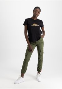 Alpha Industries FIELD - Pantaloni cargo - dark olive