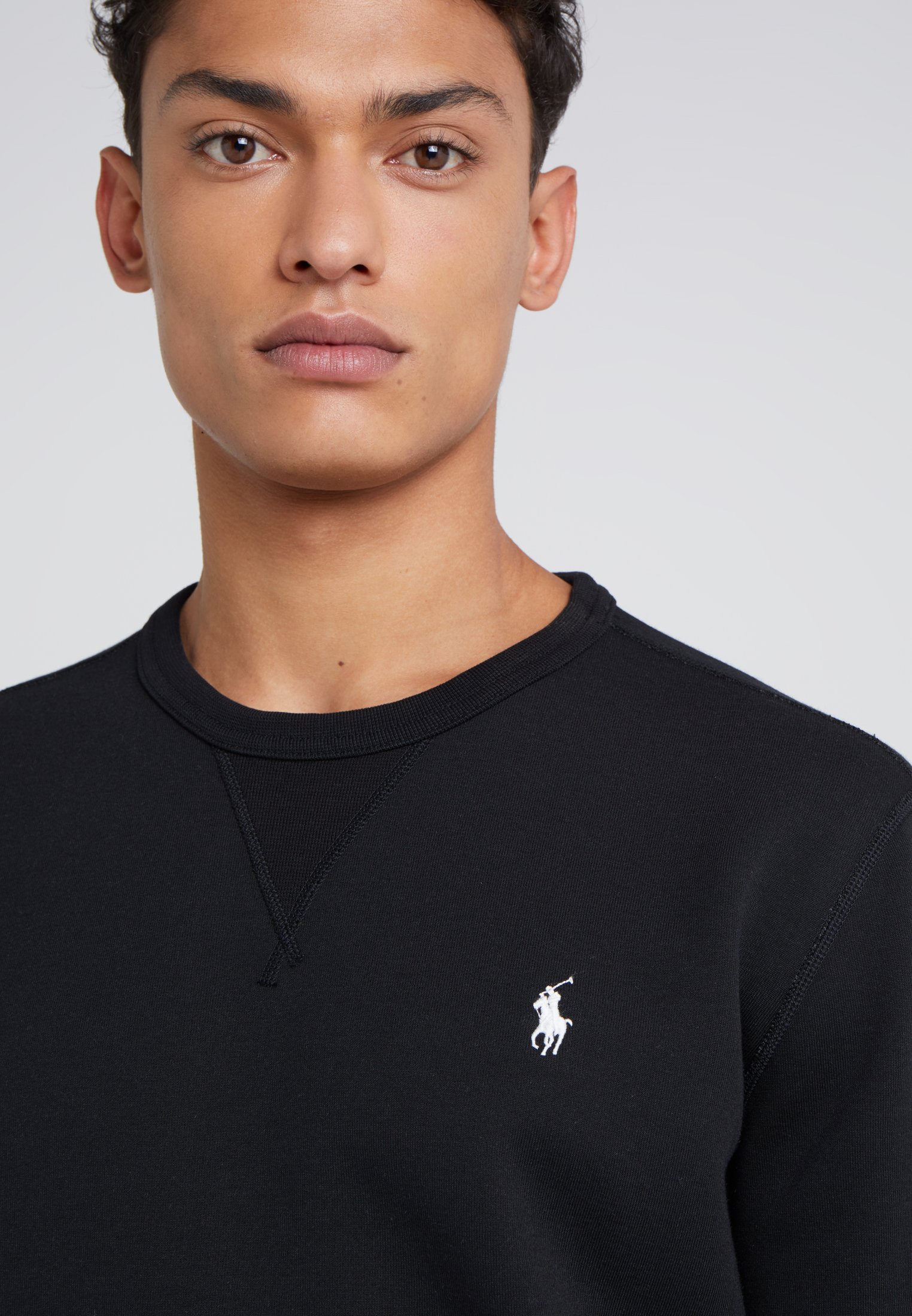 polo sweatshirt black