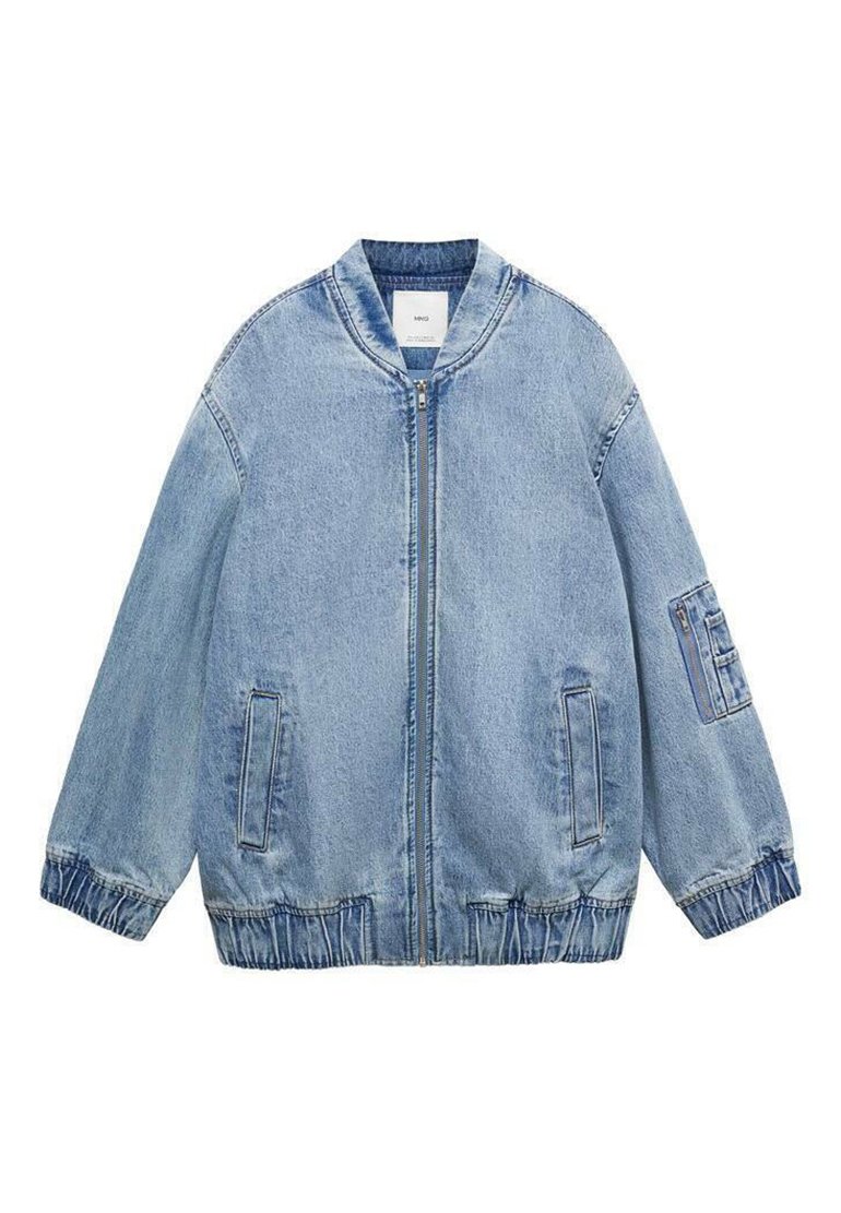 Mango Spijkerjas blauw