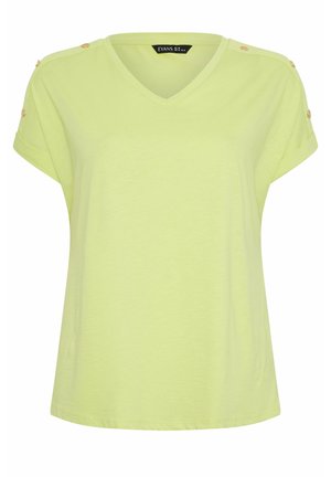 Evans, PLUS SIZE CASUAL TOPS. - T-shirts print - lime