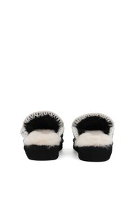 Mou ESKIMO STITCHING BKWHI - Ciabattine - nero