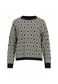 OBJRAY AOP NOOS - Trui - black