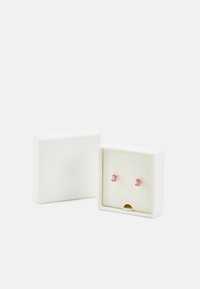 Swarovski CHROMA STUD EARRINGS CUSHION CUT - Náušnice - pink