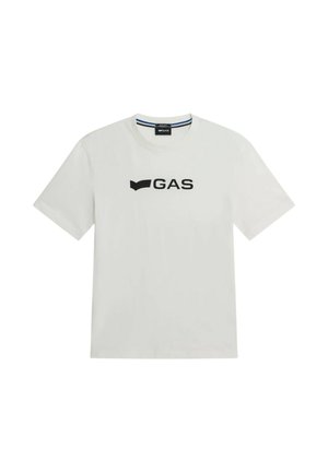 GAS, T-SHIRT - T-shirt con stampa - bianco