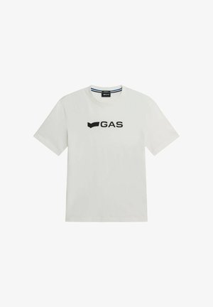GAS, T-SHIRT - T-shirt con stampa - bianco