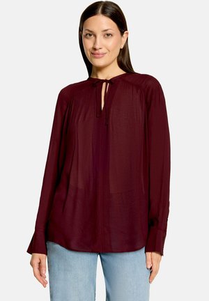Cartoon, CARTOON MIT RAFFUNG SCHLUPFBLUSE - Long sleeved top - dark dahlia