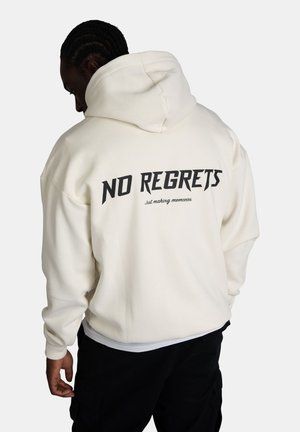 Tröja med dragkedja - off-white