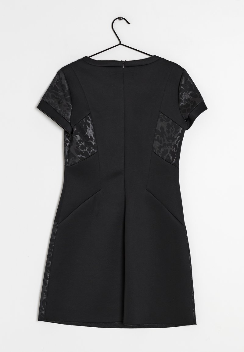 Robe De Soirée Noire Sisley - Décolleté Orné, Taille S, Neuf Avec étiquettes
