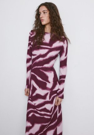 Mango Vestito lungo - purple