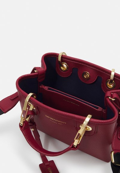 Emporio Armani BAG - Handbag - vino/tempesta