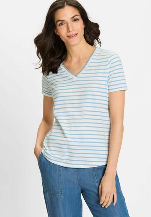 T-Shirt print - hellblau