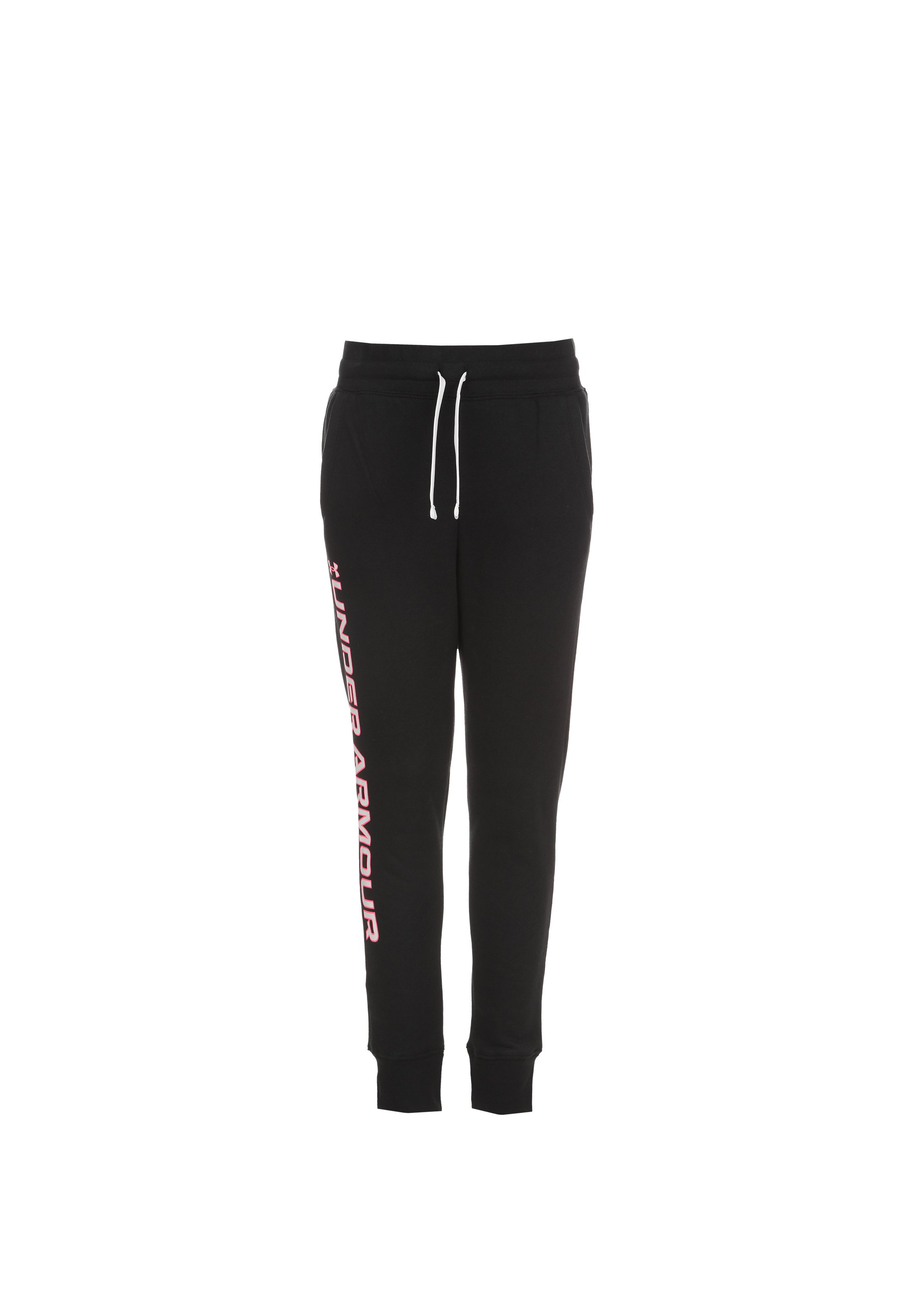 Under Armour RIVAL UNISEX - Pantaloni sportivi - black white cerise/nero -  Zalando.it