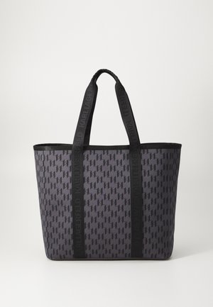 MONOGRAM TOTE UNISEX - Bevásárlótáska - black/gray