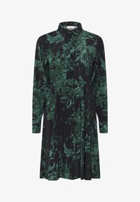 Valitud, black green painted flower