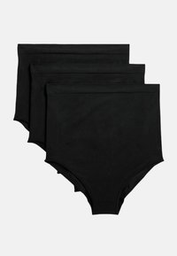 Marks & Spencer 3 PACK HIGH WAISTED KNICKERS - Slip - black