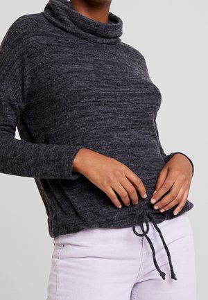 Jumper - mottled dark grey