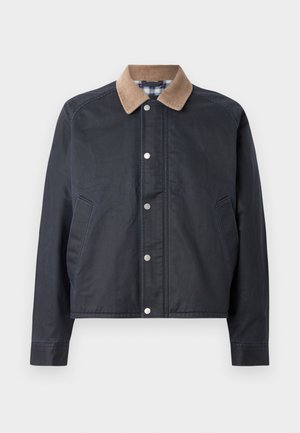 Abercrombie & Fitch CROPPED ZIP BARN JACKET - Lagana jakna - dark blue