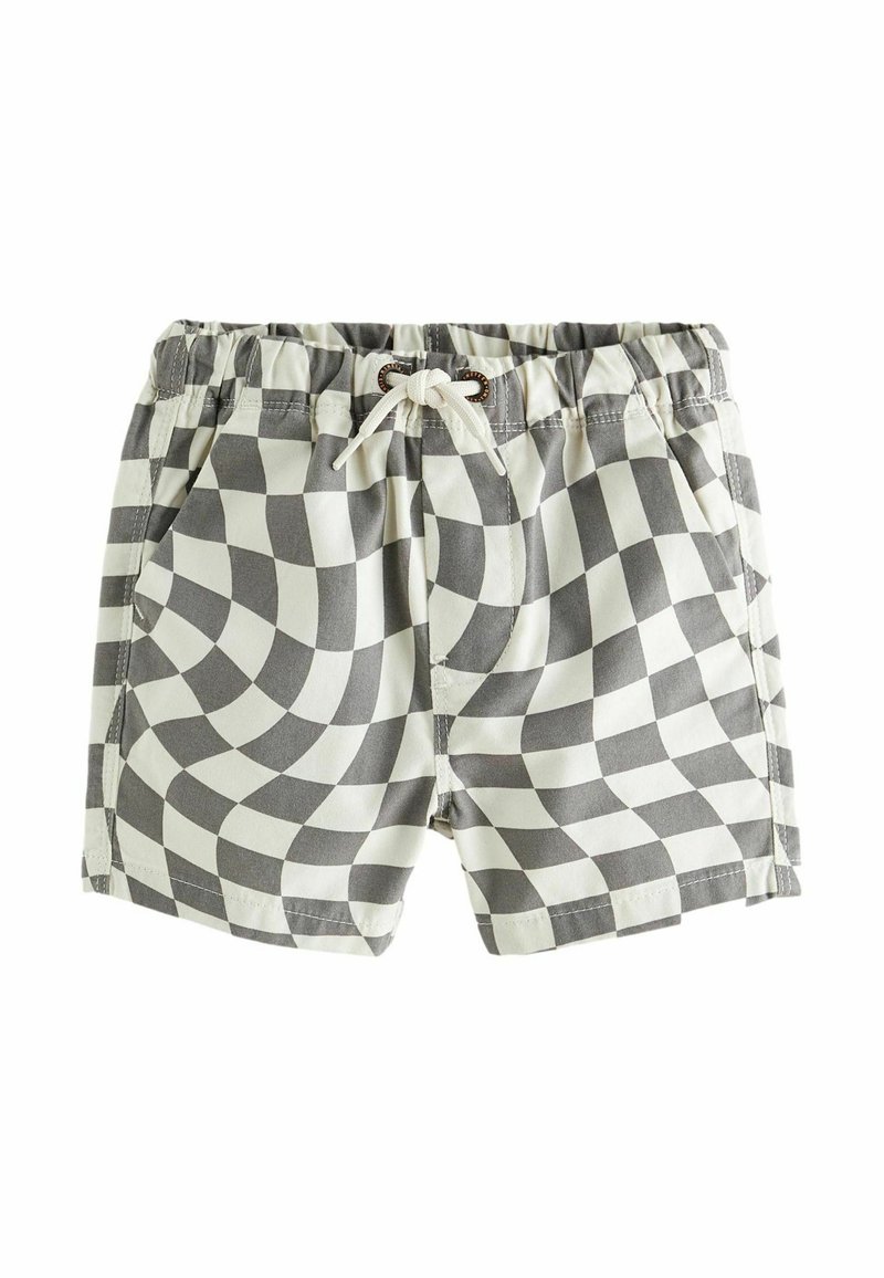 Next PULL ON - REGULAR FIT - Short - monochrome checkerboard