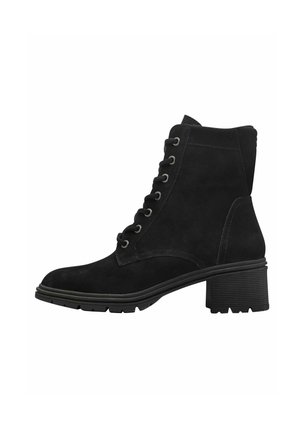 Schnürstiefelette - black