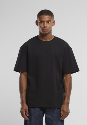 Karl Kani, SIGNATURE WAFFLE OVERSIZED T-SHIRT - Lihtne T-särk - black