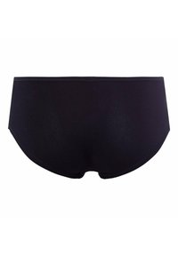 Svarta bomullshipster-boxershorts med en slät, matt textur. Designen har en sömlös midjeresår och rundade benöppningar.