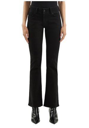 CATIE - Bootcut jeans - schwarz