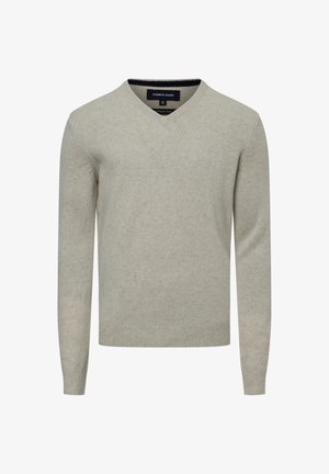 Nils Sundström Strickpullover - kitt