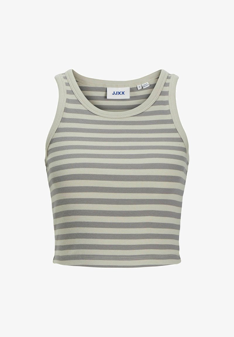 JJXX JXFALLON STR SL STRIPE JRS SN - Top - agate gray