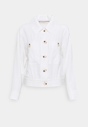 JACKET CROP DOBBY - Korte jassen - off white