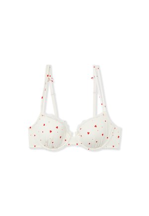 Etam VANITY GOURMANDE - Soutien-gorge à armatures - white/red