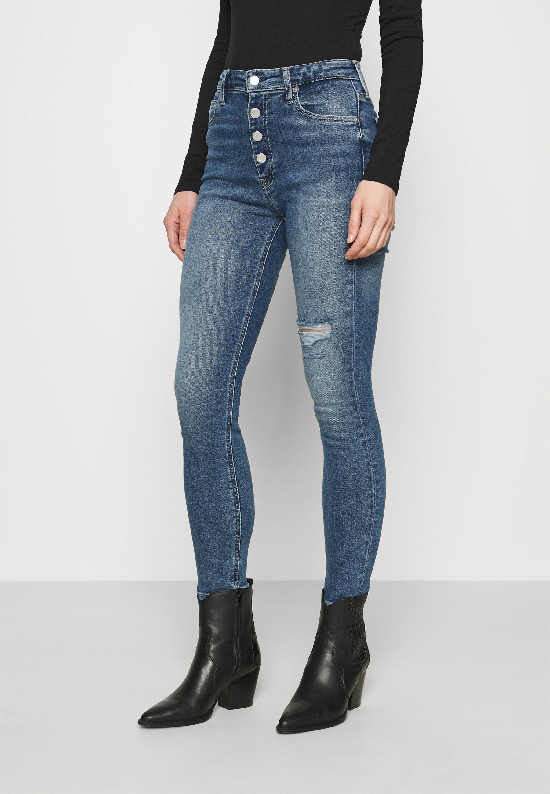 Women HIGH RISE SKINNY - Jeans Skinny Fit Women HIGH RISE SKINNY - Jeans Skinny Fit