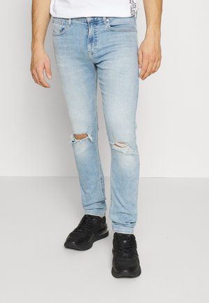 Skinny-Farkut - light-blue denim