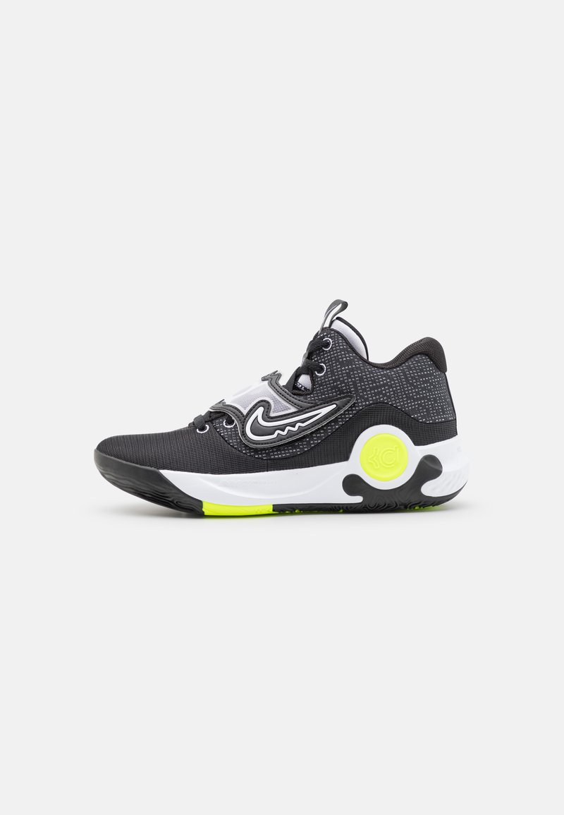 Nike Performance KD TREY 5 X Basketball shoes black/white/volt