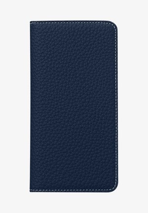 Hülle für iPhone 13 mit Kartenfach - Telefoonhoesje - navy/orange