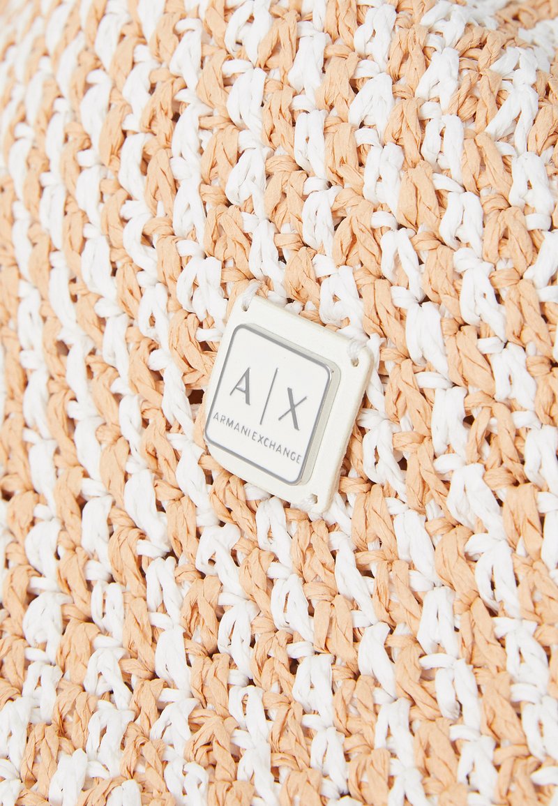Armani Exchange BUCKET HAT Cappello sierra/opt white/marrone