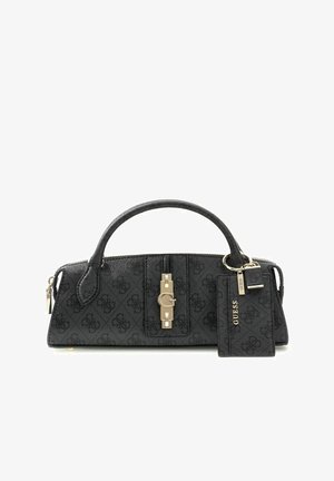 Guess, YVONNE LOGO MINI SATCHEL - Sac à main - coal logo