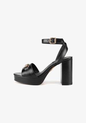 Nine West, NINE WEST SANDALS WOMEN'S BLACK R25SS04320 - Sandali con tacco - black