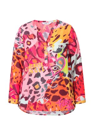 Angel of Style A-LINIE LEO HERZ-MUSTER - Blouse - neon red