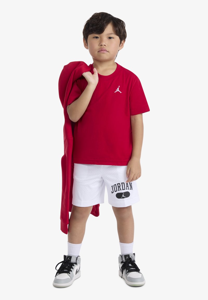 T-shirt Garçon 7 Ans - Coton Rouge - Basique Col Rond - Préporté TBE