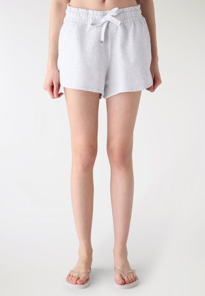 CON COULISSE - Pantaloni sportivi - grigio chiaro melange